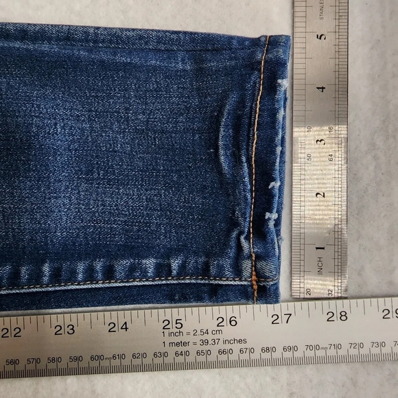 Good American Good Legs Crop Jean In Blue377 - Picture 13 of 13